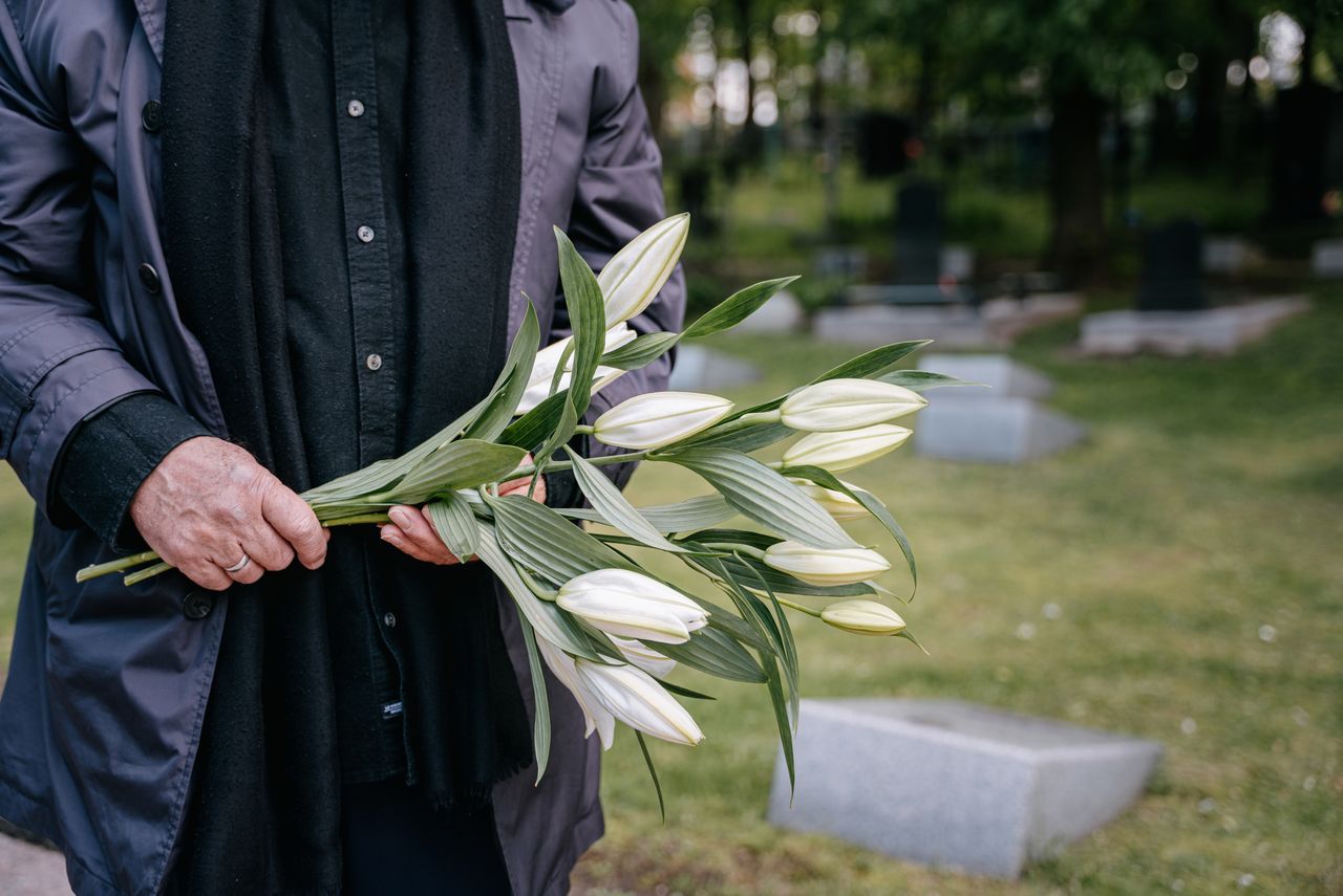 Funeral and sympathy flowers prepared for delivery in Soweto